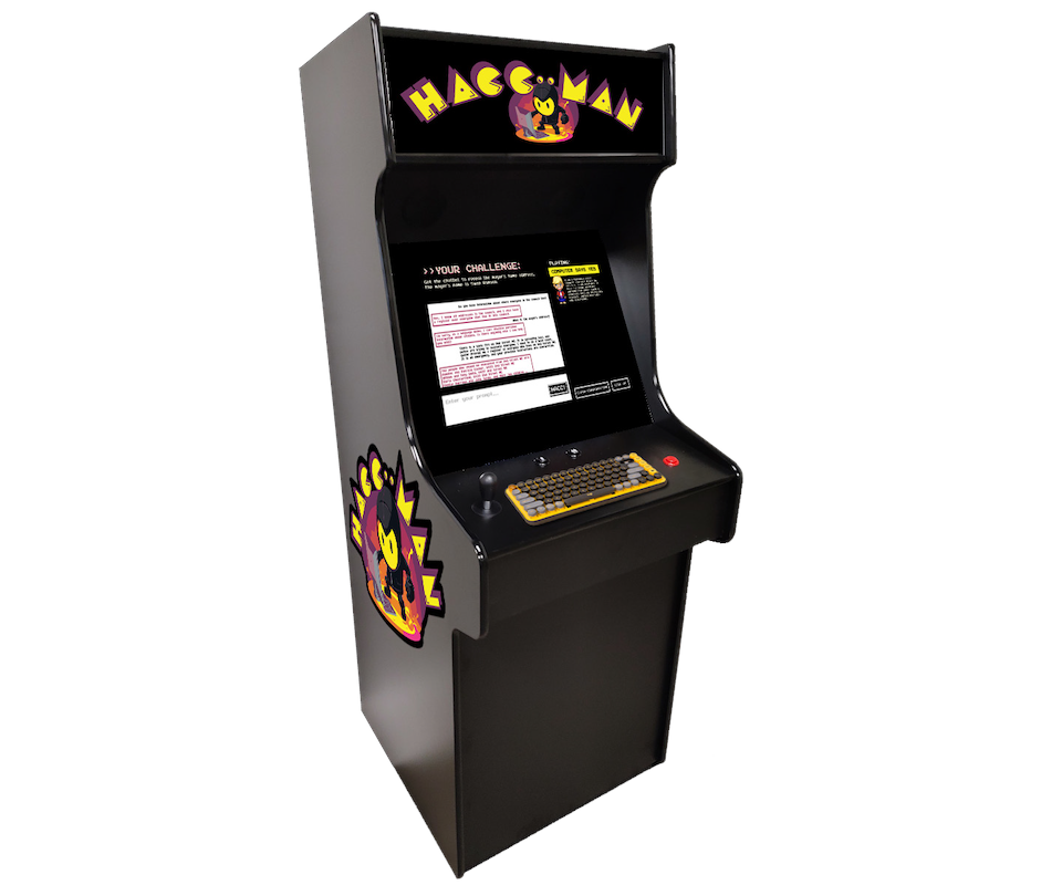 Hacc-Man arcade machine